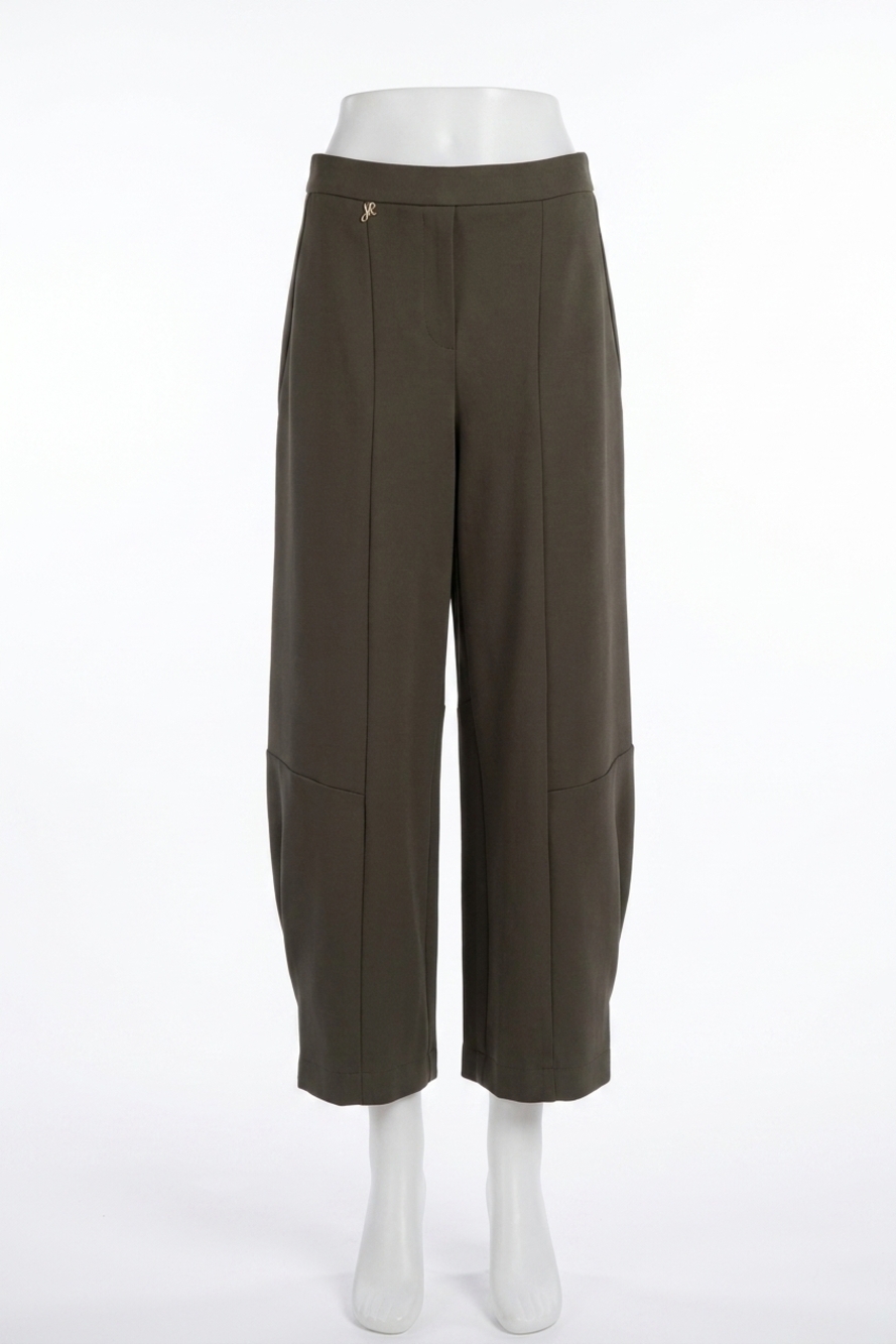 NEW JOSEPH RIBKOFF heavy knit pull on barrel pants in avocado